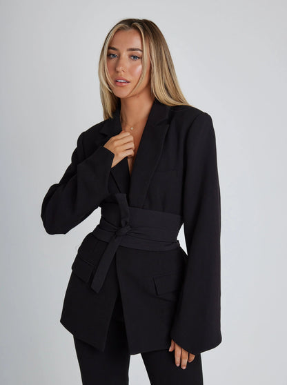 AMY | BLAZER MET BELT