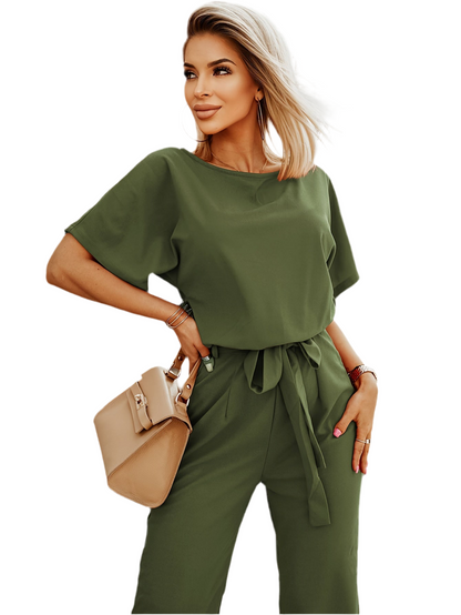 Brede Pijpen Jumpsuit